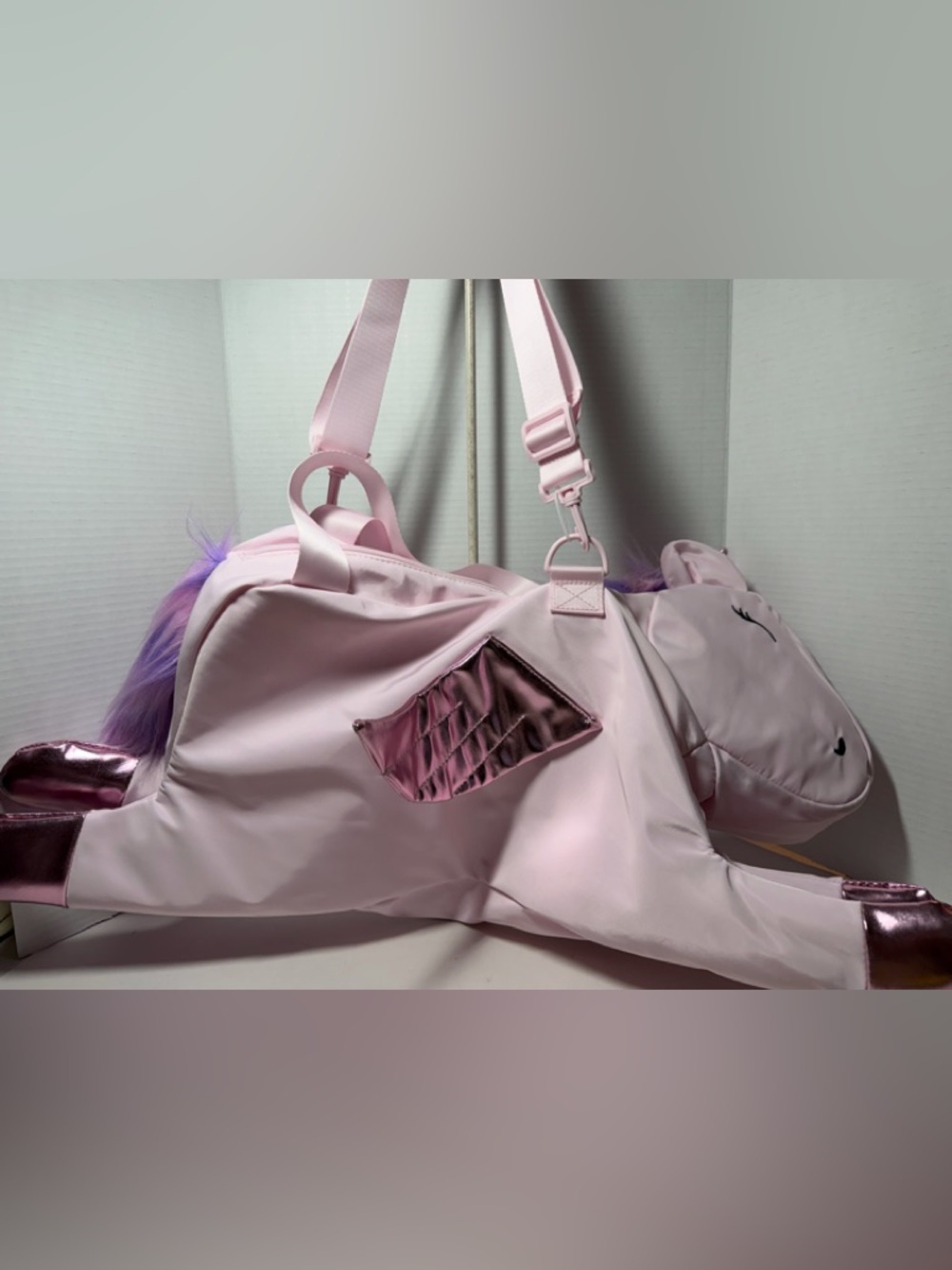 Cat & Jack Pink Unicorn Duffle Bag